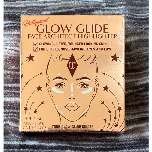NWT- HOLLYWOOD GLOW GLIDE FACE ARCHITECT HIGHLIGHTER SHADE:CHAMPAGNE GLOW - Picture 12 of 14